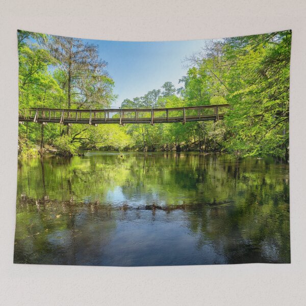 Item preview, CCC Wooden Suspension Bridge designed and sold by Kathy Weaver.
