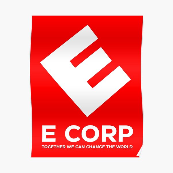 E Corp Posters Redbubble