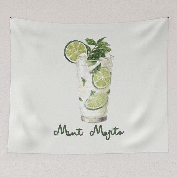 Item preview, Mint mojito watercolor  designed and sold by Nyanko-Sempai.