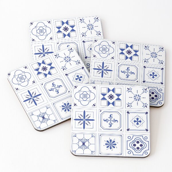Item preview, Portuguese Tiles Mural designed and sold by CatsBag.