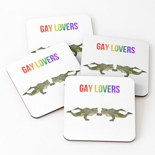 Item preview, Gay Lovers, African Bullfrogs designed and sold by Kat-Arts.
