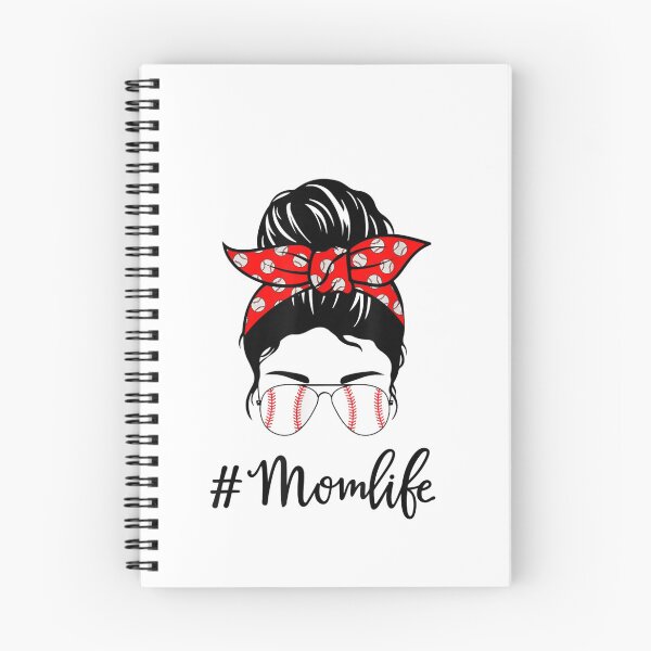 Item preview, Mom Life Baseball Softball Women Mothers Day Messy Bun Funny designed and sold by familyarts.