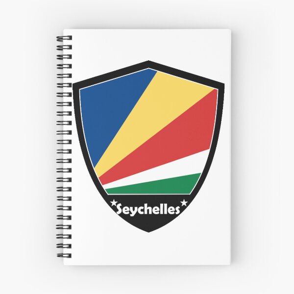 Artikelvorschau, Seychellen Flaggenabzeichen entworfen und verkauft von Gina-Driada.