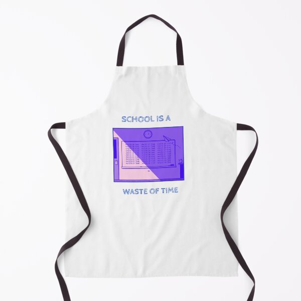 Item preview, School Is A Waste Of Time! Aesthetic Black Board designed and sold by GLwithUs.