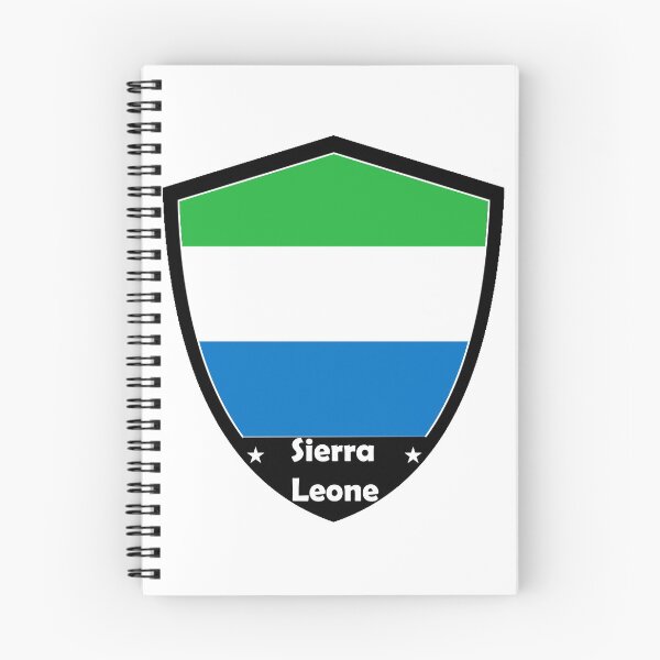Item preview, Sierra Leone Flag Badge designed and sold by Gina-Driada.