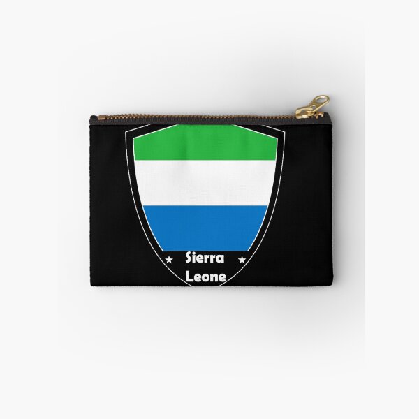 Artikelvorschau, Sierra Leone Flaggenabzeichen entworfen und verkauft von Gina-Driada.