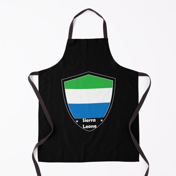 Item preview, Sierra Leone Flag Badge designed and sold by Gina-Driada.