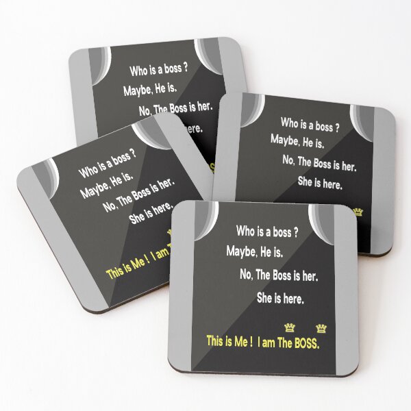 Item preview, She is the boss, This is me. designed and sold by OngTopia.