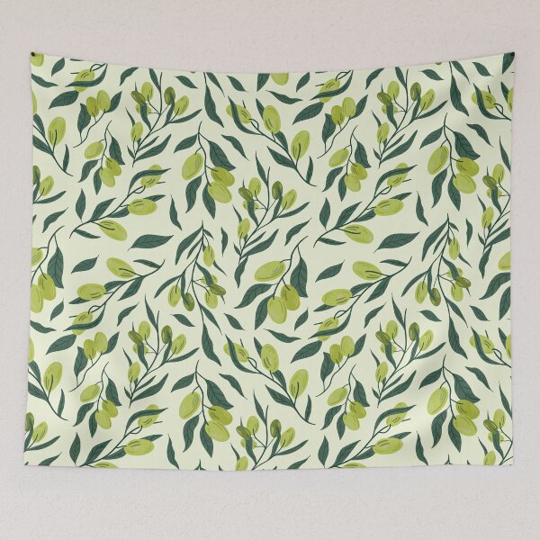 Item preview, Olive pattern, olives pattern, green olives face mask, green pattern mask, green leaves mask, italian, greek, spanish, olives pattern face mask, vegan face mask designed and sold by Crocozen.