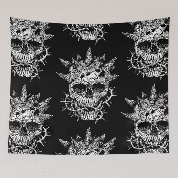 Item preview, white skull unique designed and sold by artomazo.