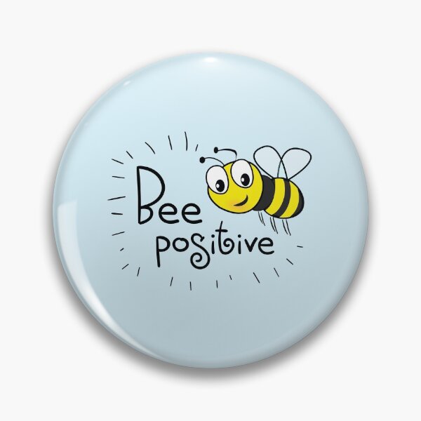 Item preview, Bee Postive - Cute Wholesome Bee - Handrawn designed and sold by Exertion.