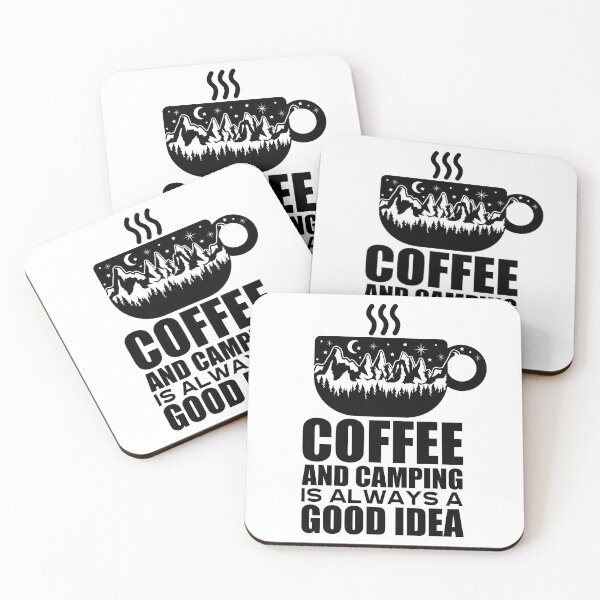Item preview, Coffee And Camping Is Always a Good Idea designed and sold by GravitiTees.