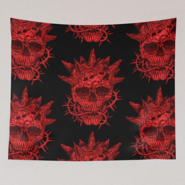 Item preview, Red skull unique designed and sold by artomazo.