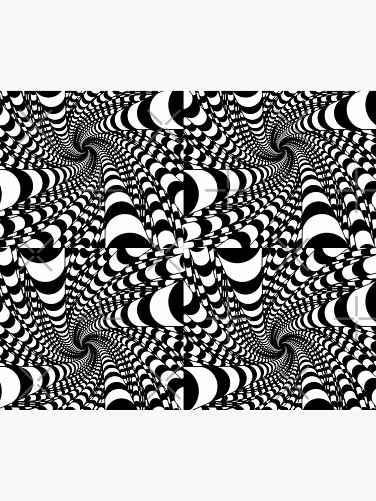 black and white illusion by Apolonija