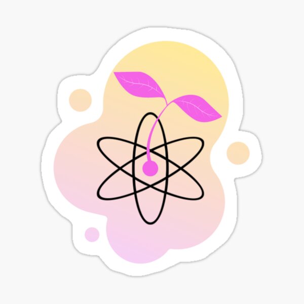 Item preview, Copy of Synthetic Biology Plant Sprouting Atom Green designed and sold by sunnySaraV.