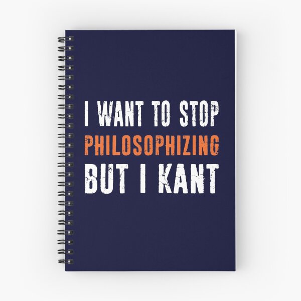 Item preview, I want to stop philosophizing but I Kant - Philosophy Meme Joke Humorous Merch designed and sold by niftee.