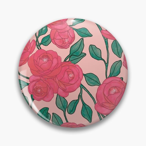 Item preview, Peony flower pattern pink designed and sold by Lena Pfitzner.