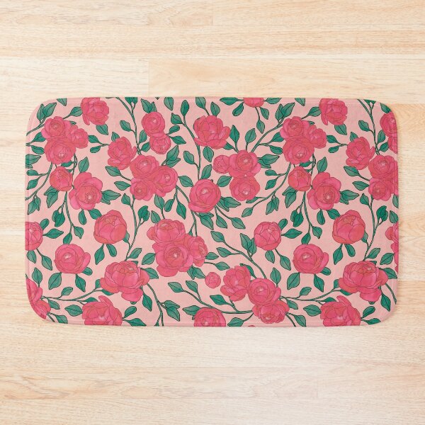 Item preview, Peony flower pattern pink designed and sold by Lena Pfitzner.