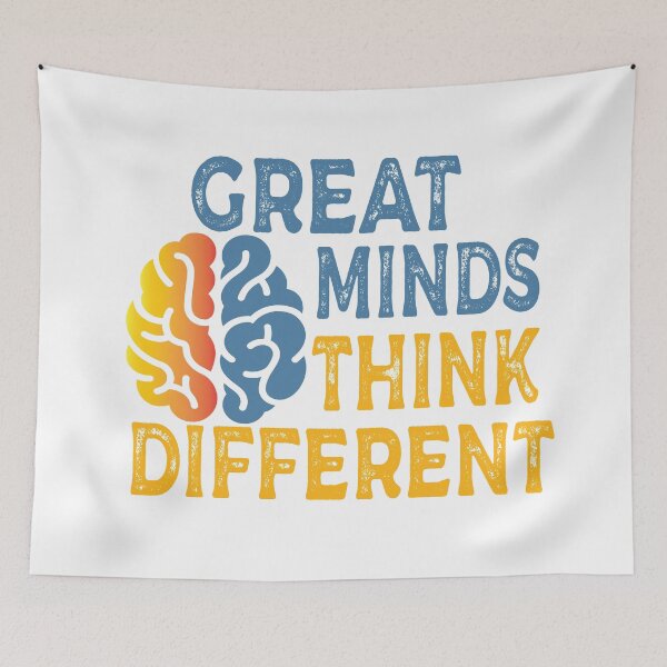 Item preview, Great minds think different designed and sold by LeMaya80.