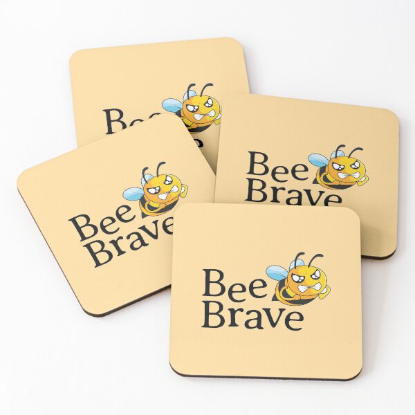 Item preview, Bee Brave - Cute Wholesome Bee - Hand drawn designed and sold by Exertion.