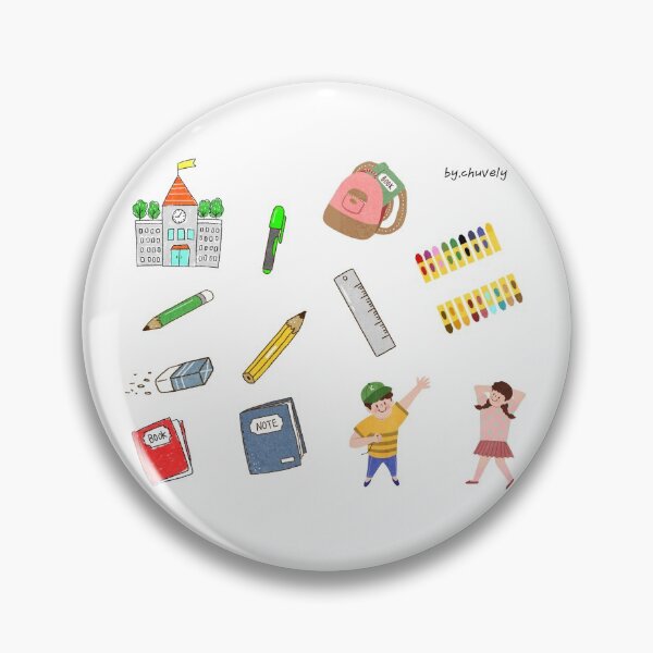 Artikelvorschau, Schule, Stift, Rucksack, Lineal, Radiergummi, Schreibwaren, Bücher, Schüler entworfen und verkauft von Chuvely.