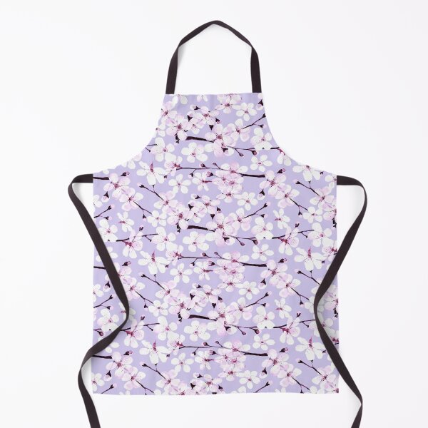 Item preview, Cherry Blossom on grey/ lavender designed and sold by MagentaRose.