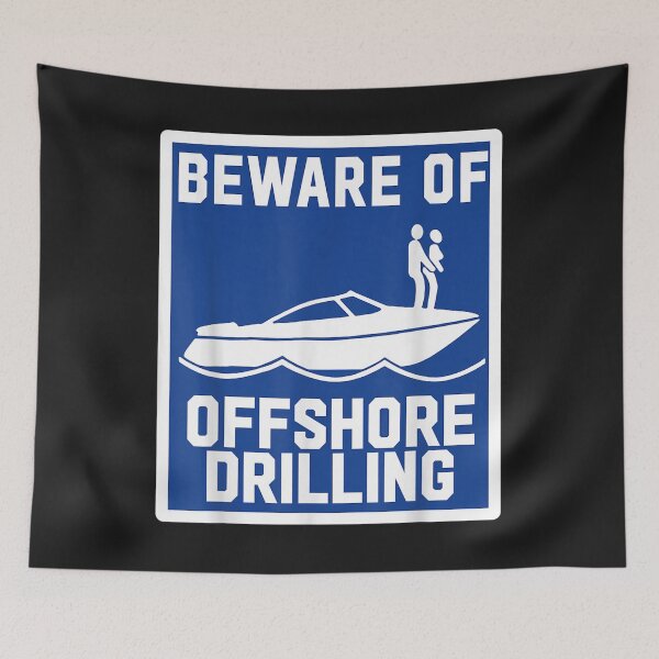 Item preview, Beware Of Offshore Drilling T-Shirt designed and sold by Lukifo-Epic.