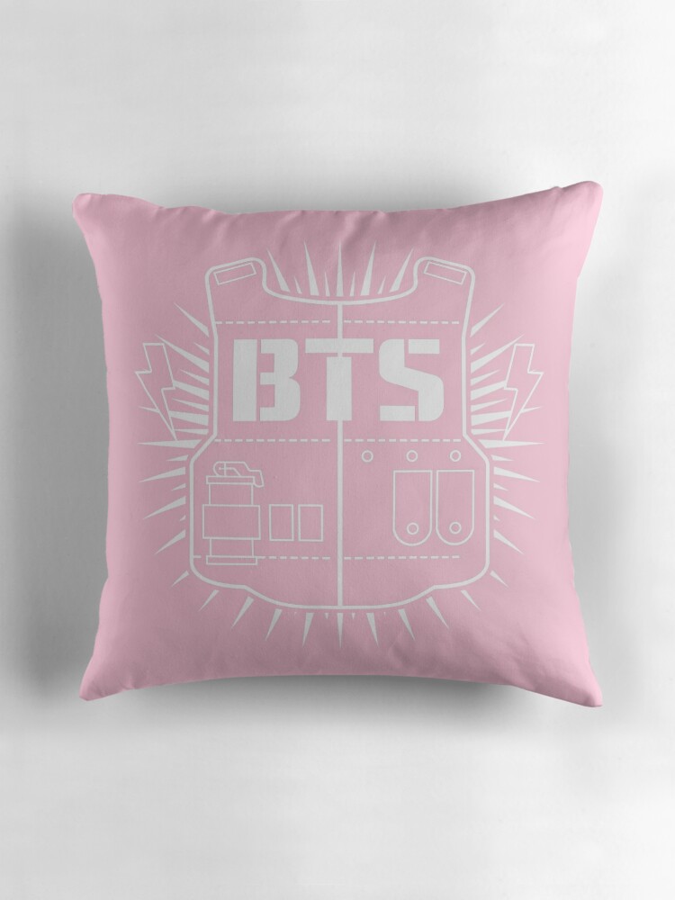 bts cartoon pillow