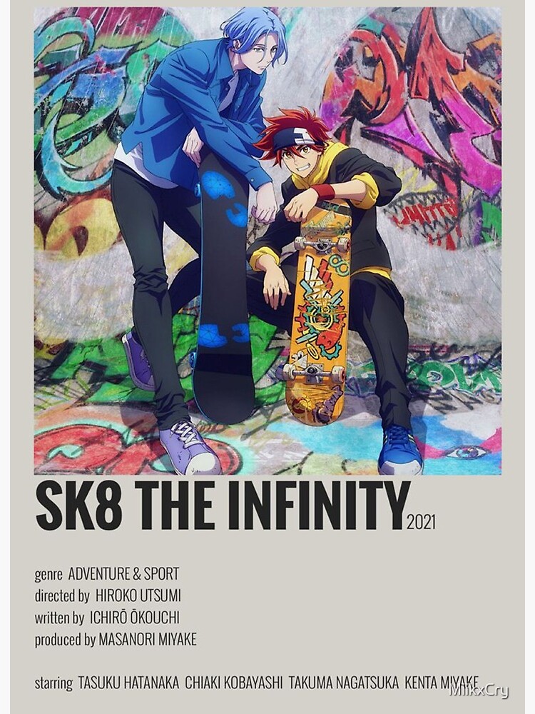 SK8 THE INFINITY poster  Anime titles, Minimalist poster