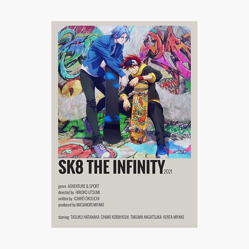 Sk8 the infinity minimalist poster | Poster
