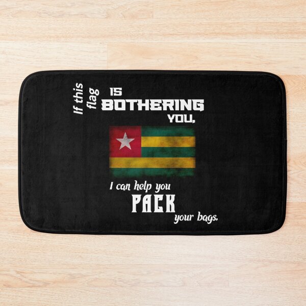 Item preview, Togolese flag - pack your bags designed and sold by 2Girls1Shirt.