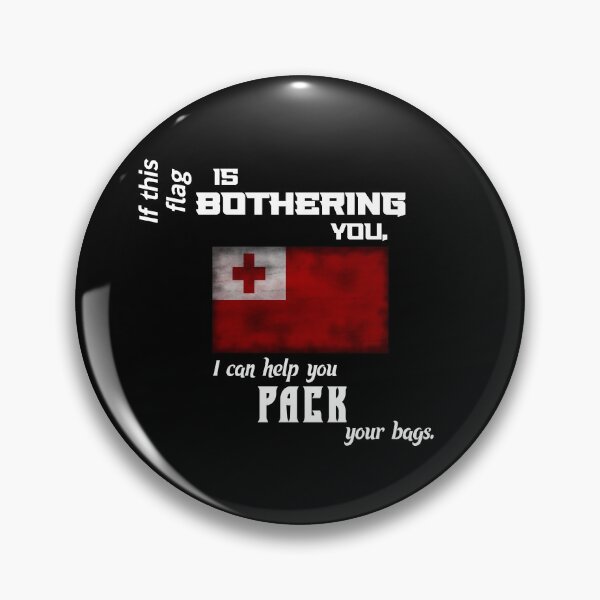 Item preview, Tongan flag - pack your bags designed and sold by 2Girls1Shirt.