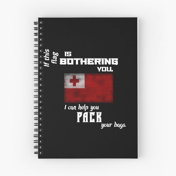 Item preview, Tongan flag - pack your bags designed and sold by 2Girls1Shirt.