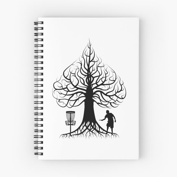 Item preview, Disc Golf Frolf Player Ace Of Spades Tree Putting Golfer designed and sold by GrandeDuc.