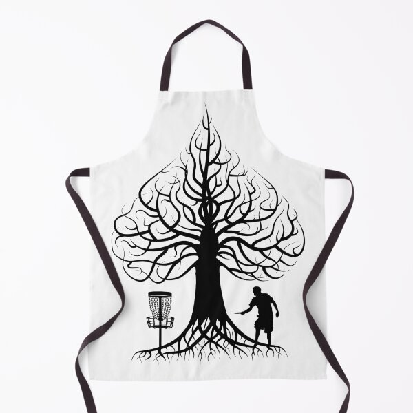 Item preview, Disc Golf Frolf Player Ace Of Spades Tree Putting Golfer designed and sold by GrandeDuc.