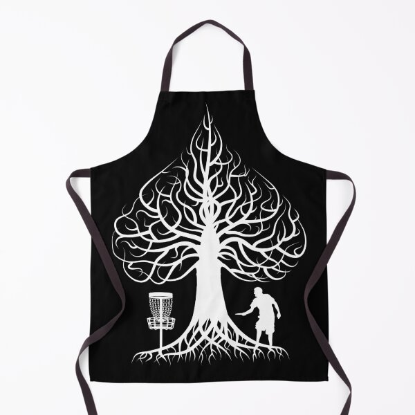 Item preview, Disc Golf Frolf Player Ace Of Spades Tree Putting Golfer designed and sold by GrandeDuc.