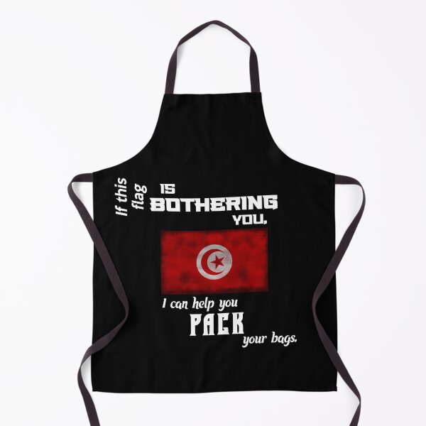 Artikelvorschau, Tunesische Flagge - packen Sie Ihre Koffer entworfen und verkauft von 2Girls1Shirt.