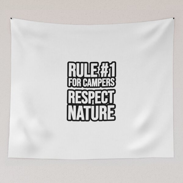 Item preview, Rule 1 for Campers: Respect Nature! designed and sold by TopsellerShirts.