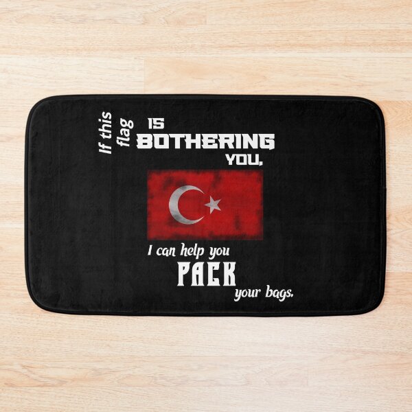 Item preview, Turkish flag - pack your bags designed and sold by 2Girls1Shirt.