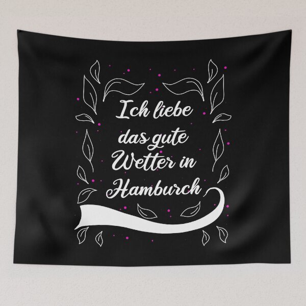 Item preview, I Love The Good Weather In Hamburch Hamburg designed and sold by AOCreativeProd.