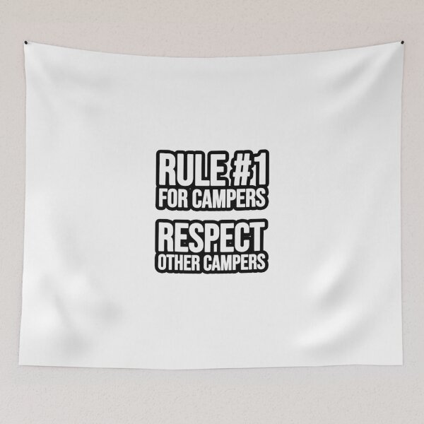 Item preview, Rule 1 for Campers: Respect other Campers designed and sold by TopsellerShirts.