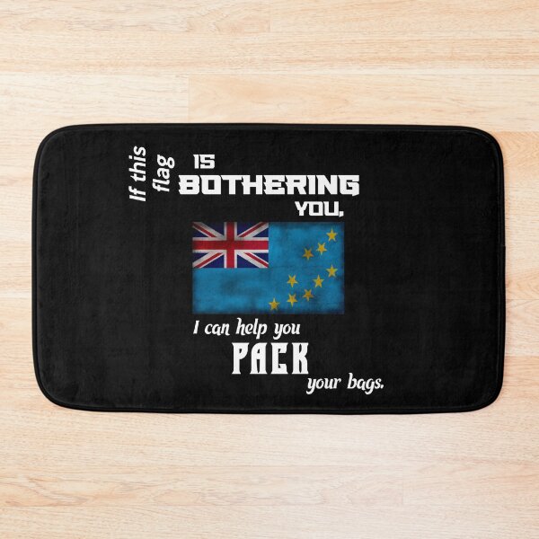 Item preview, Tuvaluan flag - pack your bags designed and sold by 2Girls1Shirt.