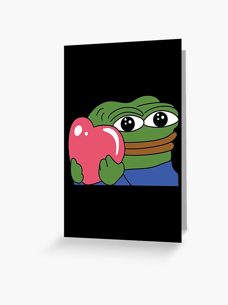 Pepega High Quality Emote | Greeting Card