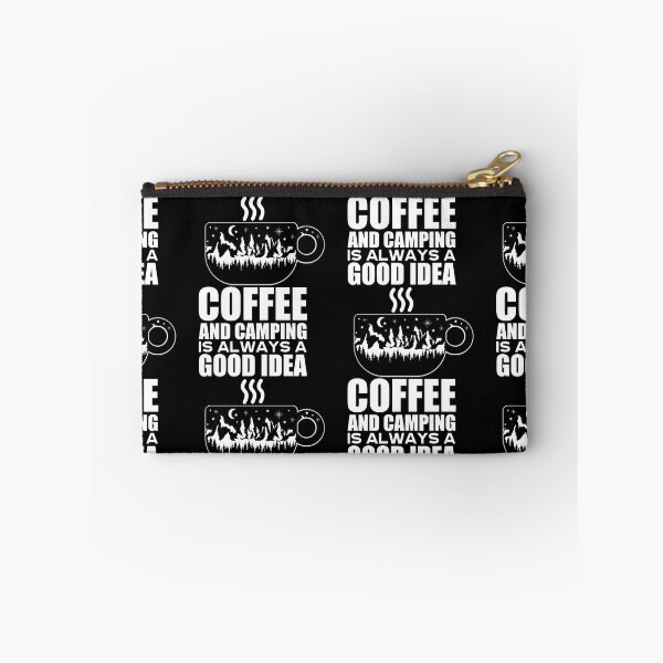 Item preview, Coffee And Camping Is Always a Good Idea | Campfire Morning Brew designed and sold by GravitiTees.