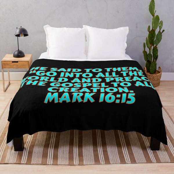 Item preview, Bible Verse Mark 16:15 designed and sold by Prayingwarrior.