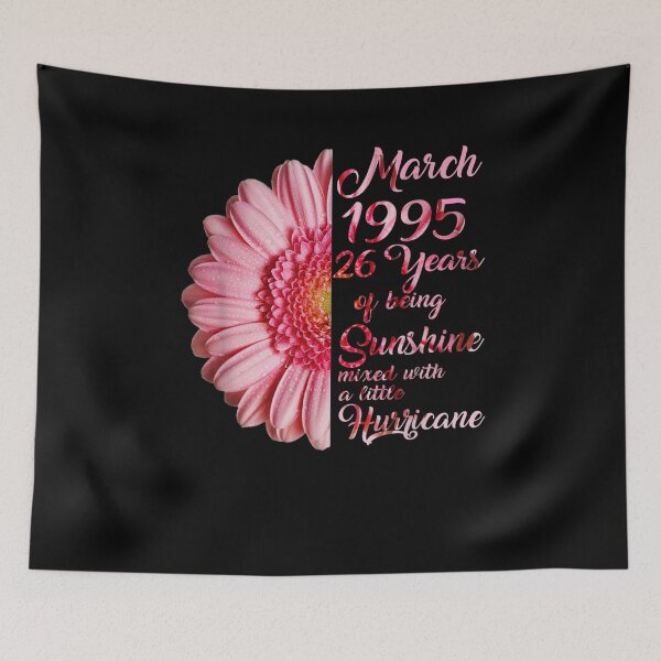 Item preview, March Girl 1995 T 26 Years Old 26th Birthday Gift  designed and sold by mylahKristian.