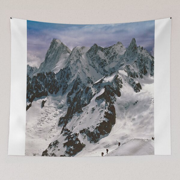 Aperçu de l'œuvre Chamonix Aiguille du Midi Massif du Mont Blanc Alpes Françaises France créée et vendue par AndyEvansPhotos.