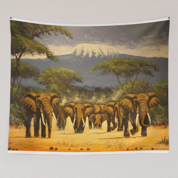Item preview, Tinga Tinga Wild Savannah designed and sold by Nujabes2010.