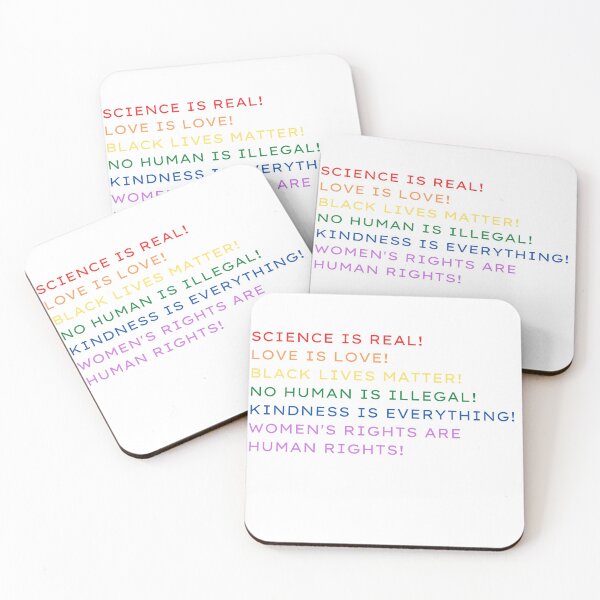 Item preview, Science rights love kindness human designed and sold by Aedrikan.