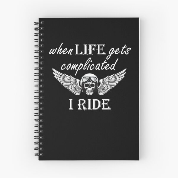 Item preview, Life Gets Complicated American Motorcycle Lovers Biker  designed and sold by mylahKristian.